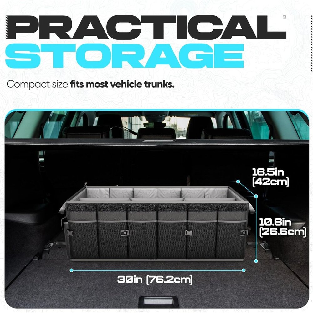Trunk Organizer For SUV Car Trunk Organizer, Foldable Storage, Car Accessories f - Picture 4 of 7